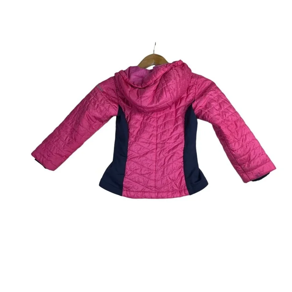 Columbia‎ Girls Full Zip Hooded Jacket size XXS (6) Pink